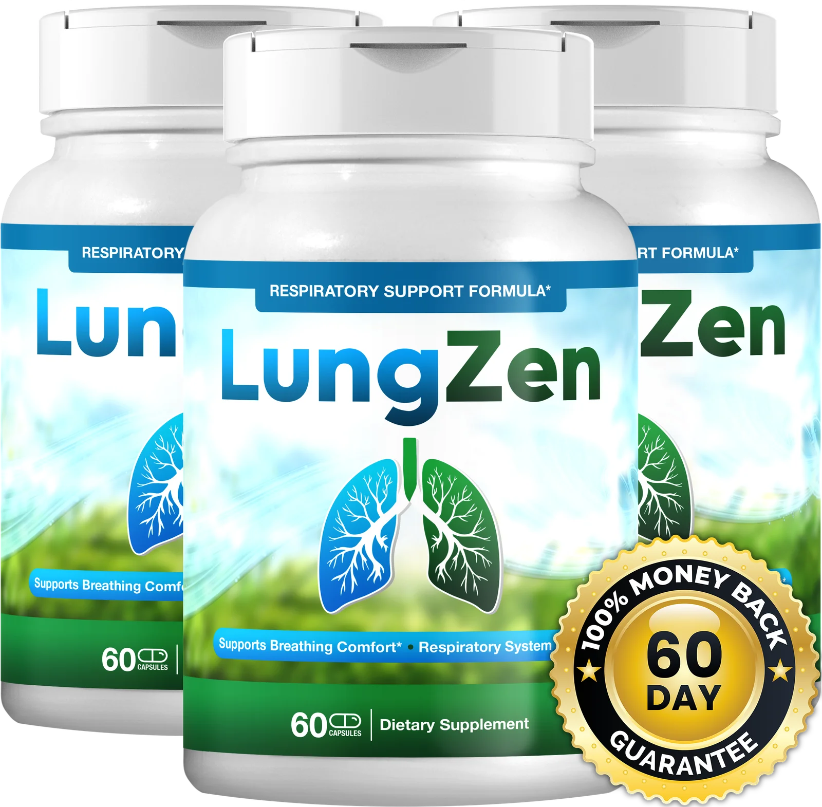 3 bottles LungZen 90 day supply